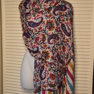 🐝 Tolani Paisley Silk Scarf